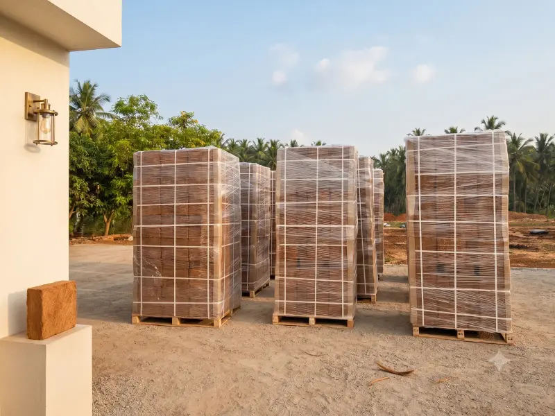 Export Container Loading of Coco Chips and Coir Products - Leading Manufacturer in India